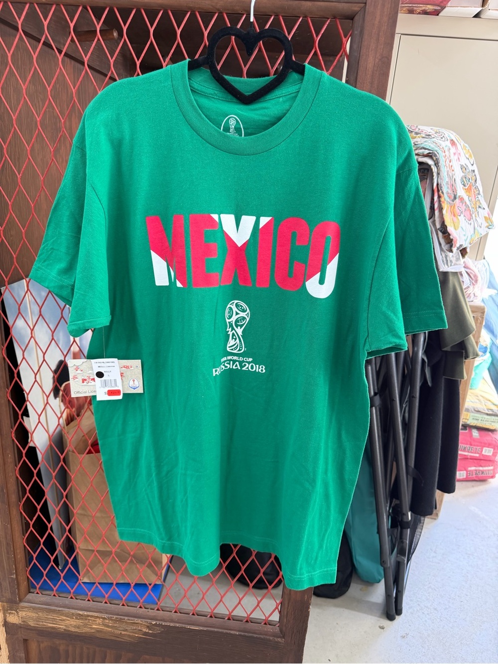 Mexico World Cup 2018 Green Graphic Short Sleeve Tee